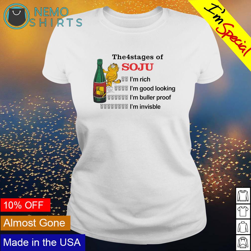 Garfield the4stages of suju I'm rich good looking - Adult & Kids T-Shirts, Sweatshirts & Hoodies apparel design preview 3