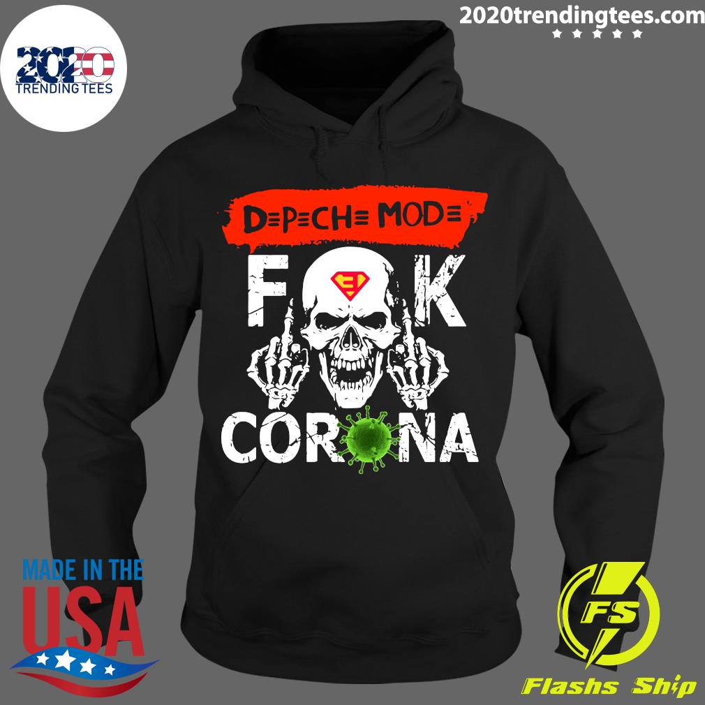 Depeche Mod Fuck Corona - Adult & Kids T-Shirts, Sweatshirts & Hoodies apparel design preview 2
