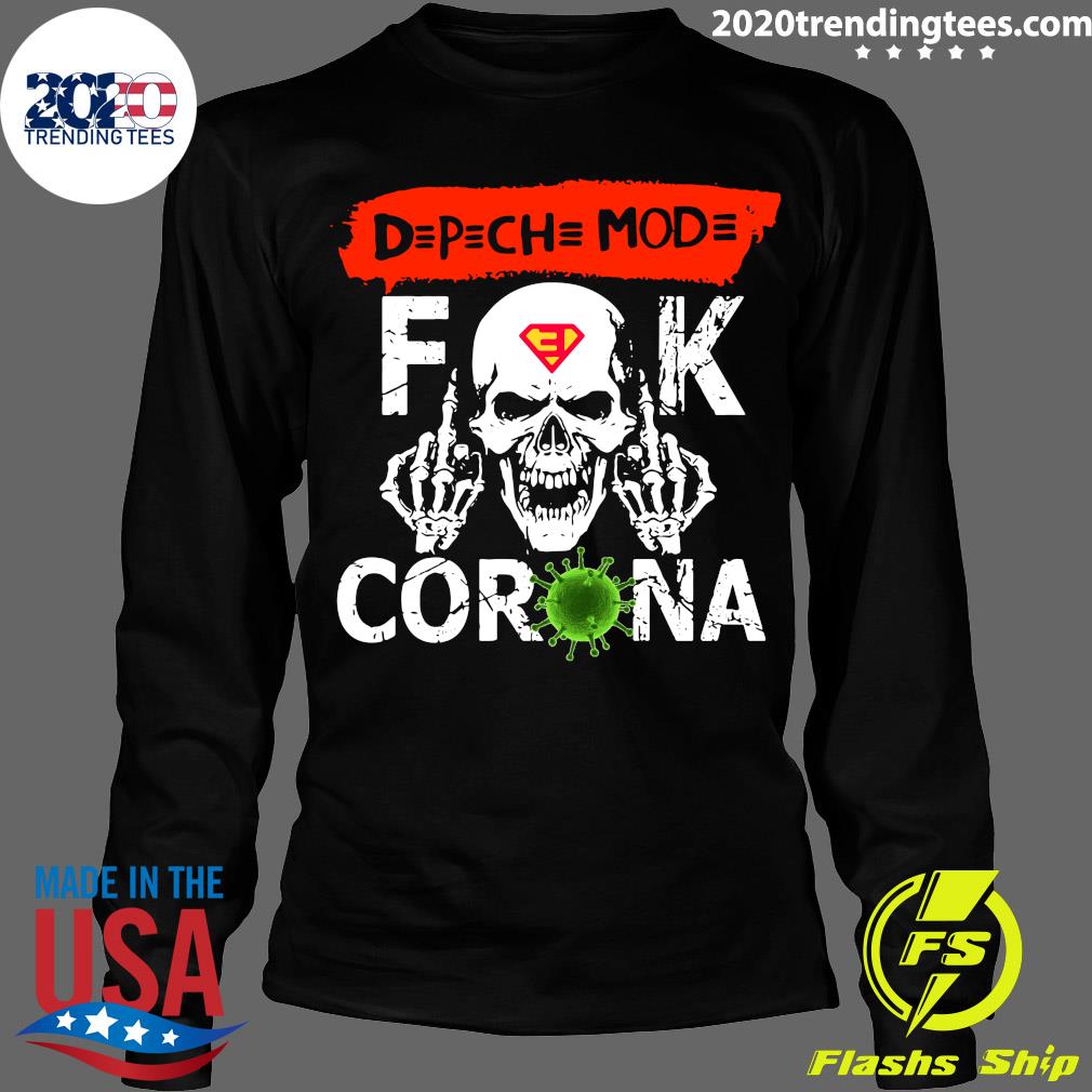 Depeche Mod Fuck Corona - Adult & Kids T-Shirts, Sweatshirts & Hoodies apparel design preview 4