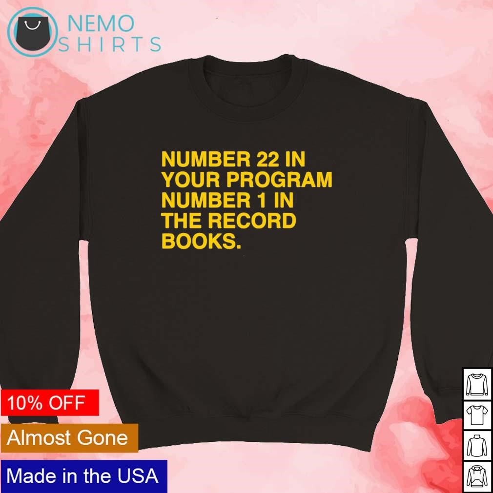 Caitlin Clark number 22 in your program 1 the record - Adult & Kids T-Shirts, Sweatshirts & Hoodies apparel design preview 5