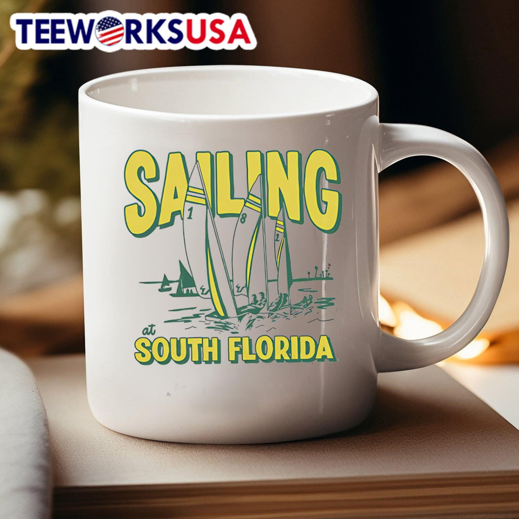 USF Sailing South Florida - Adult & Kids T-Shirts, Sweatshirts & Hoodies apparel design preview 4