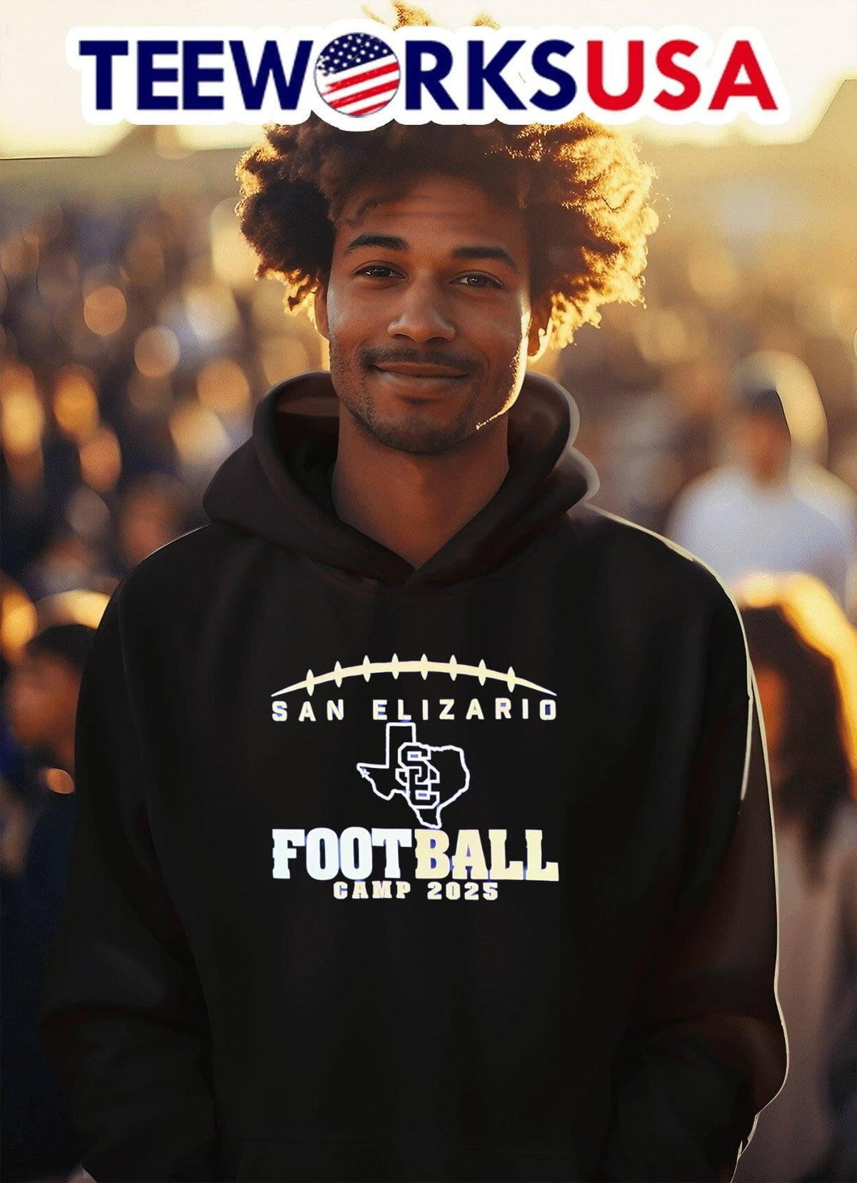 San Elizario Football camp 2025 - Adult & Kids T-Shirts, Sweatshirts & Hoodies apparel design preview 2