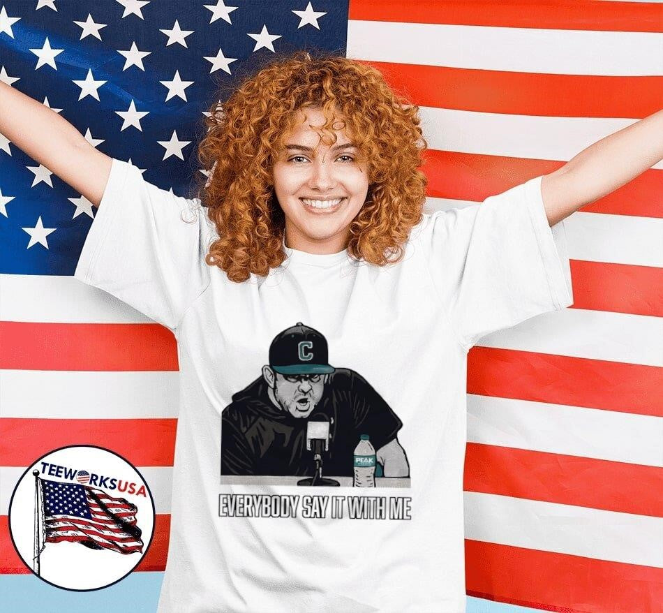 Everybody say it with me Coastal Carolina Baseball - Adult & Kids T-Shirts, Sweatshirts & Hoodies apparel design preview 7