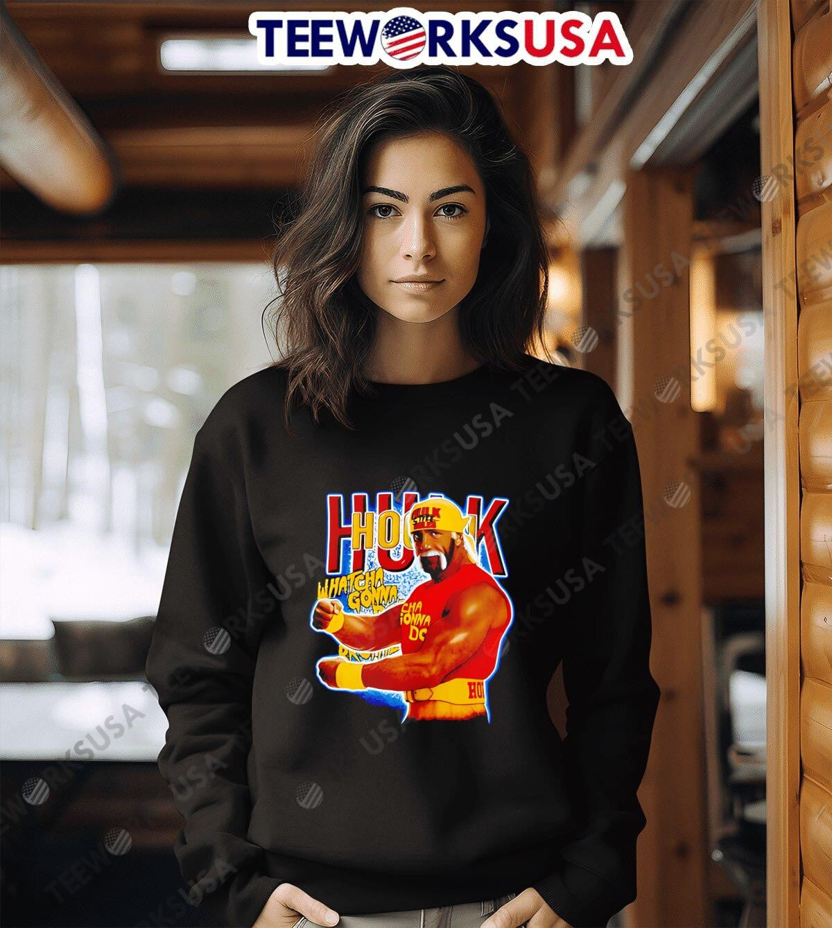Vintage Hulk hogan rip - Adult & Kids T-Shirts, Sweatshirts & Hoodies apparel design preview 6