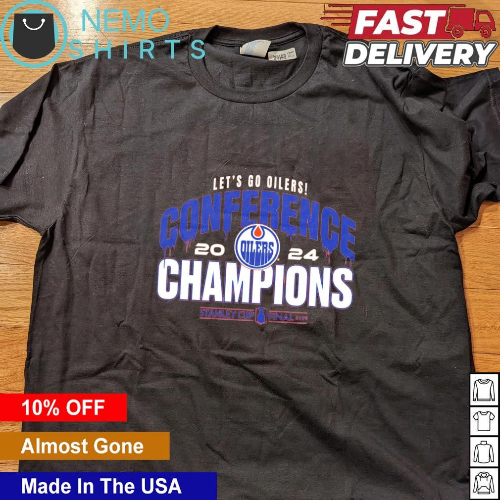 Edmonton Oilers let's go Conference champions - Adult & Kids T-Shirts, Sweatshirts & Hoodies apparel design preview 5