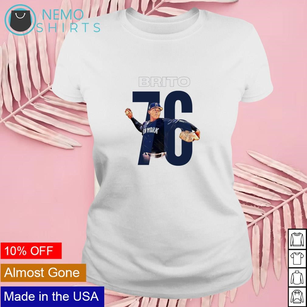 Jhony Brito number 76 New York Yankees - Adult & Kids T-Shirts, Sweatshirts & Hoodies apparel design preview 4