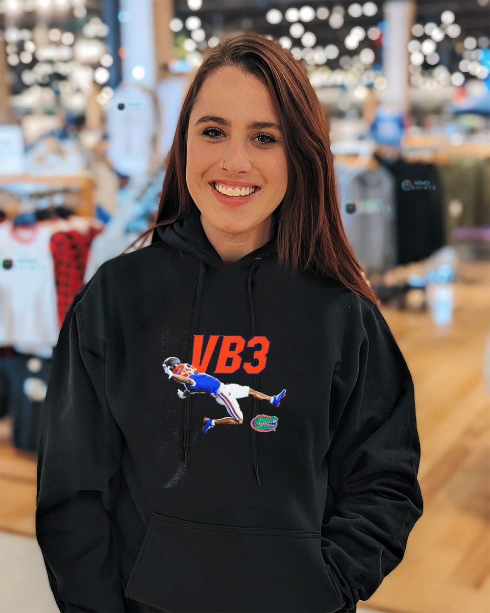 VB3 Vernell Brown III Florida Gators football player - Adult & Kids T-Shirts, Sweatshirts & Hoodies apparel design preview 3