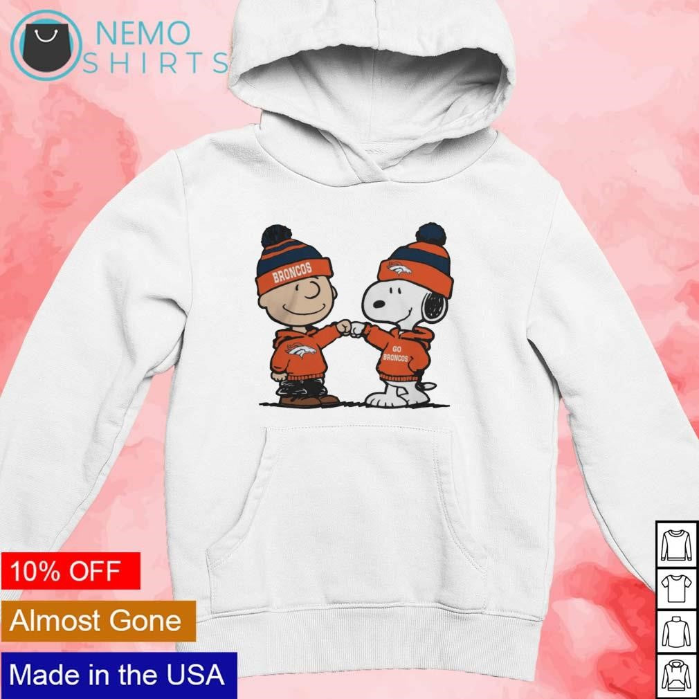 Charlie Brown and Snoopy Denver Broncos football - Adult & Kids T-Shirts, Sweatshirts & Hoodies apparel design preview 2