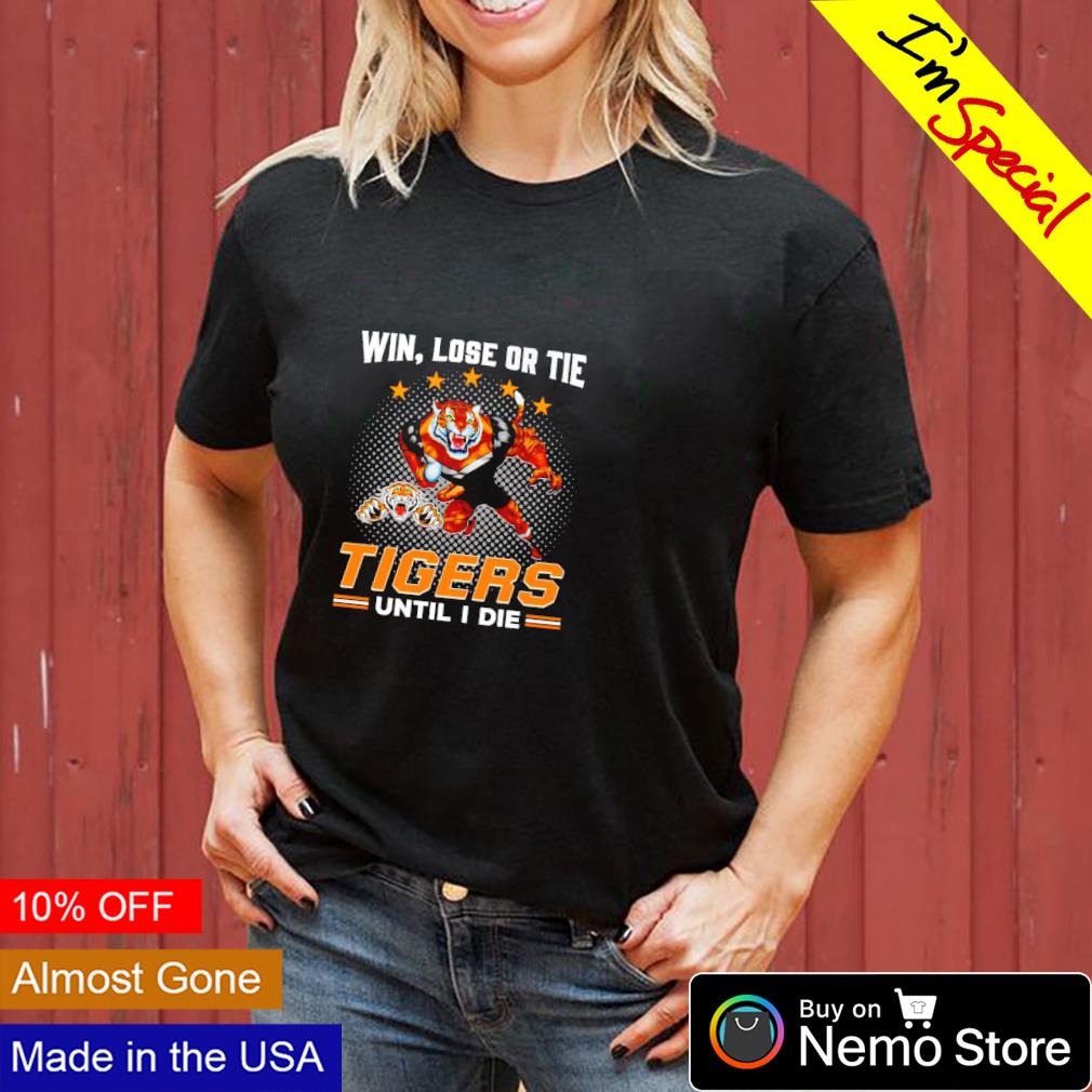 Knights win lose or tie Tigers until I die - Adult & Kids T-Shirts, Sweatshirts & Hoodies apparel design preview 3