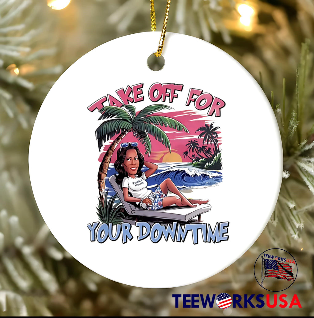 Kamala Harris take off for your downtime - Adult & Kids T-Shirts, Sweatshirts & Hoodies apparel design preview 3