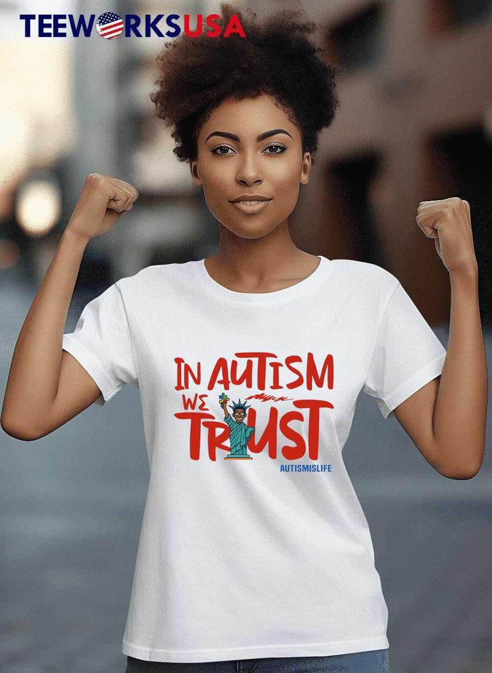 In Autism We Trust - Adult & Kids T-Shirts, Sweatshirts & Hoodies apparel design preview 8