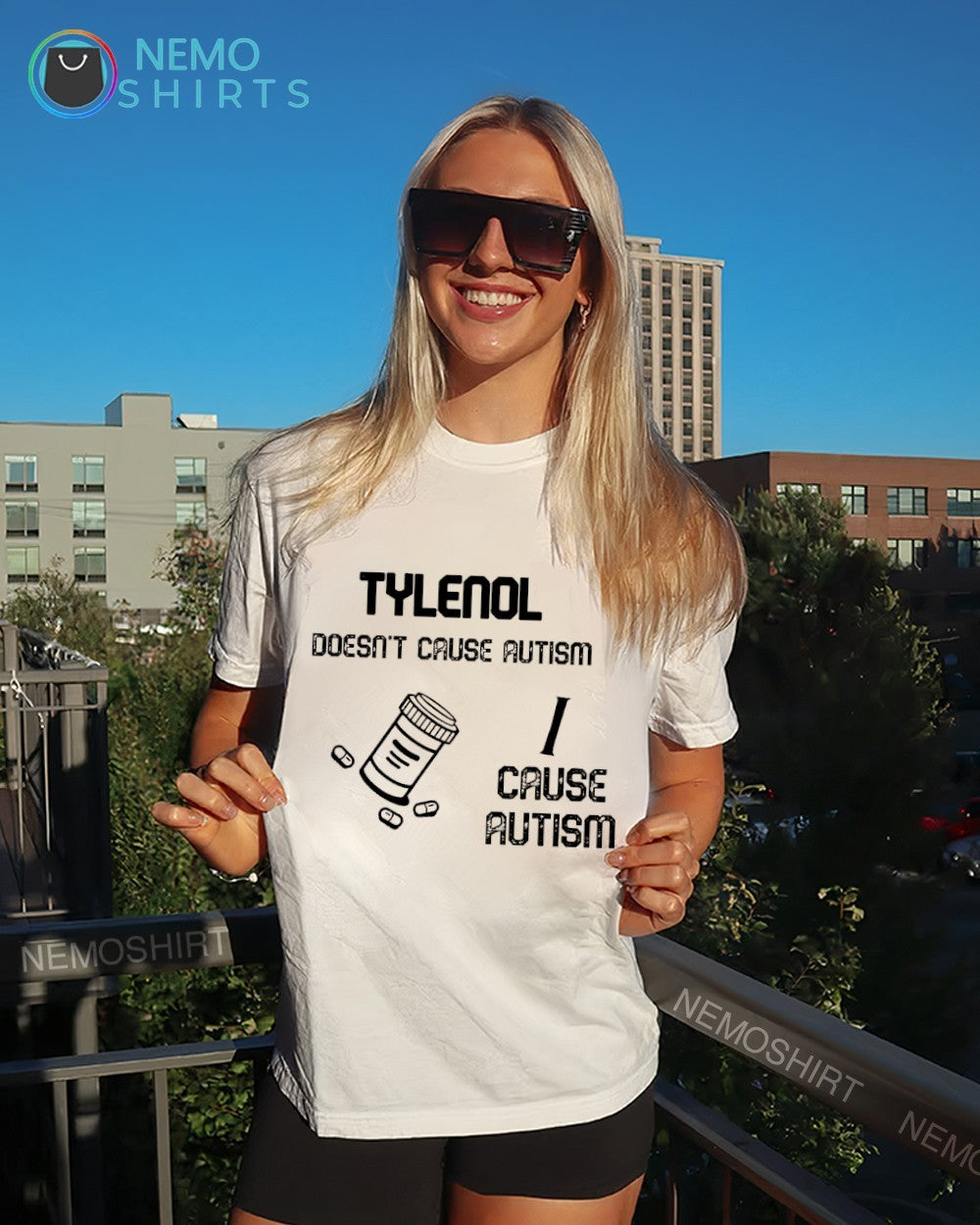 Tylenol doesn't cause autism I - Adult & Kids T-Shirts, Sweatshirts & Hoodies apparel design preview 6