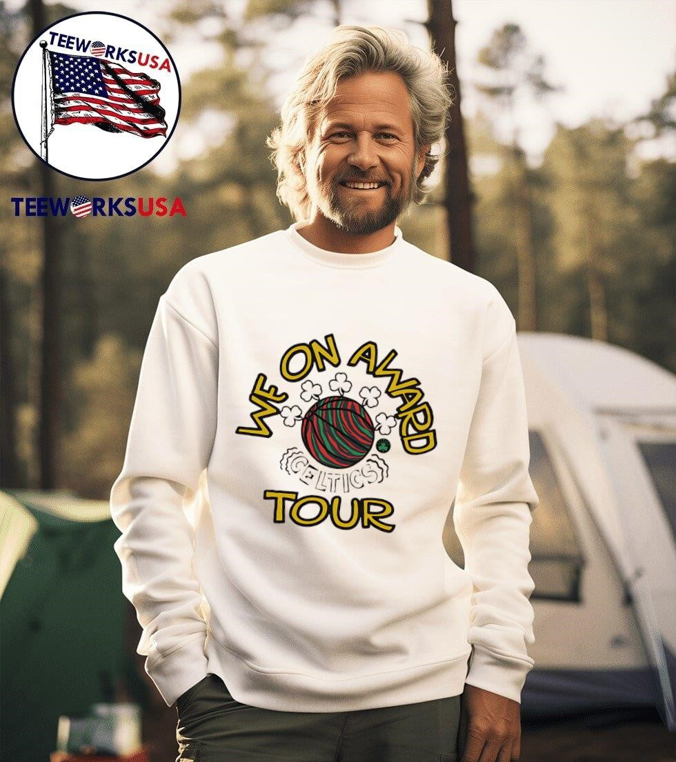 Boston Celtics we on award tour - Adult & Kids T-Shirts, Sweatshirts & Hoodies apparel design preview 3
