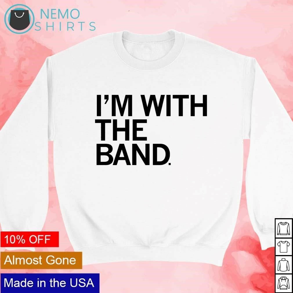I'm with the band - Adult & Kids T-Shirts, Sweatshirts & Hoodies apparel design preview 4