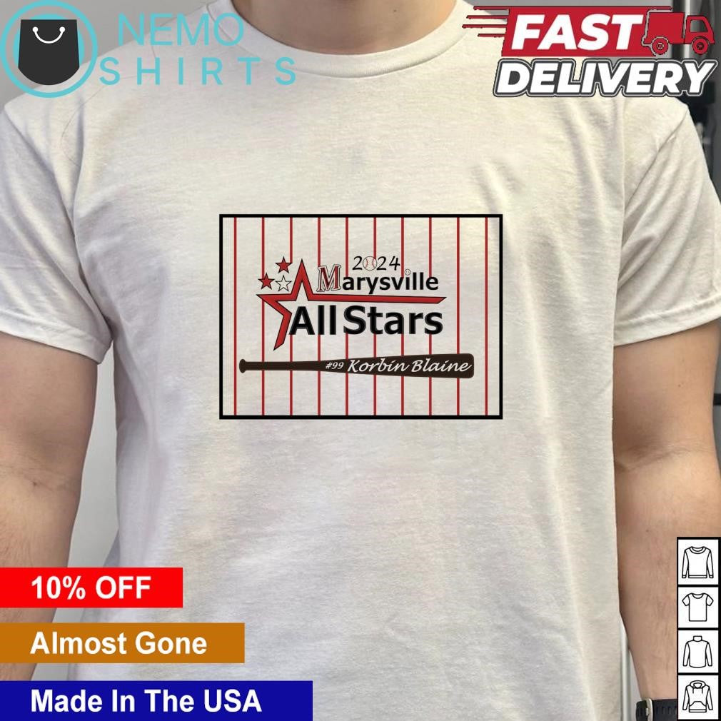 All Star Korbin Blaine 2024 Marysville - Adult & Kids T-Shirts, Sweatshirts & Hoodies apparel design preview 5