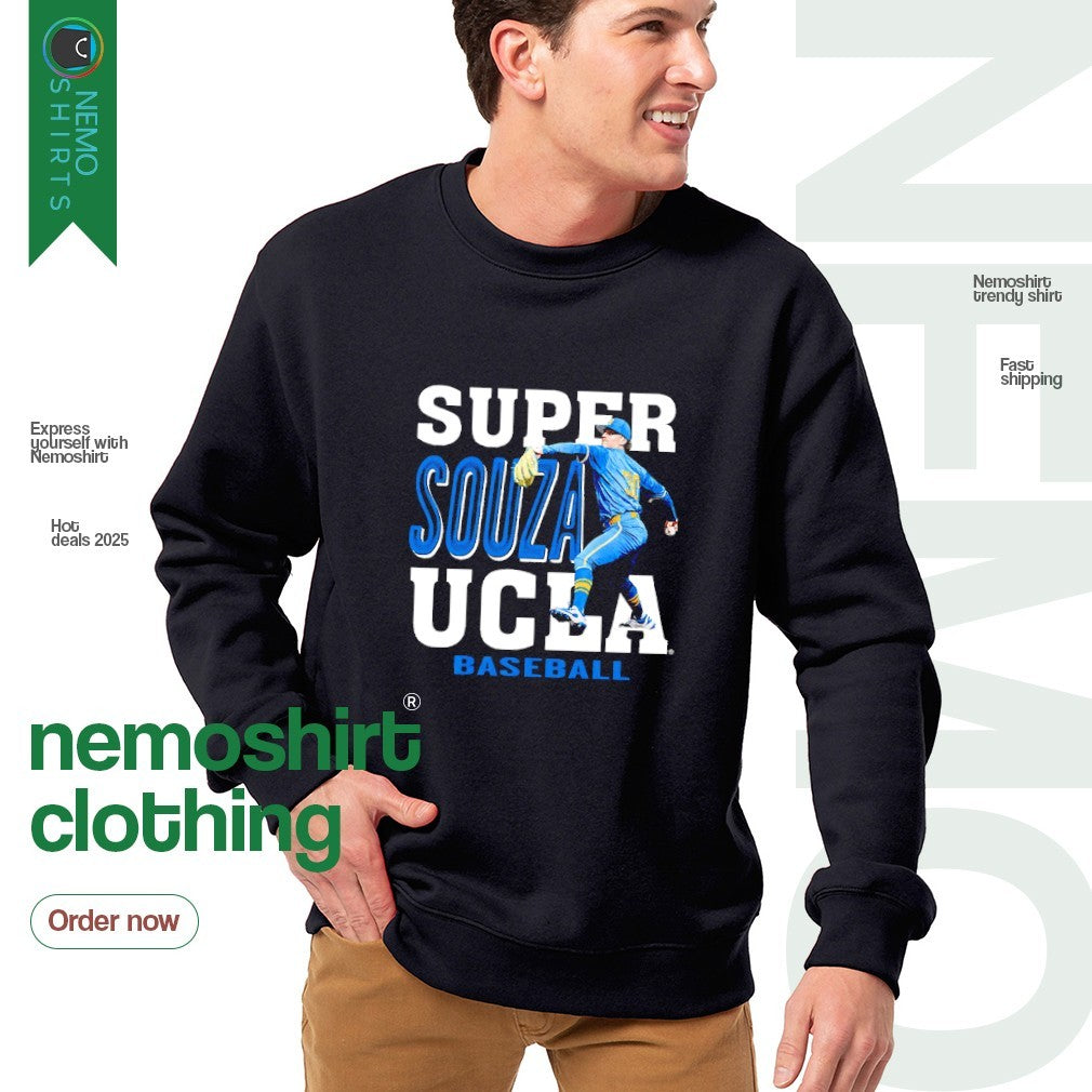 Super Souza Ucla Bruins baseball player name - Adult & Kids T-Shirts, Sweatshirts & Hoodies product image 4