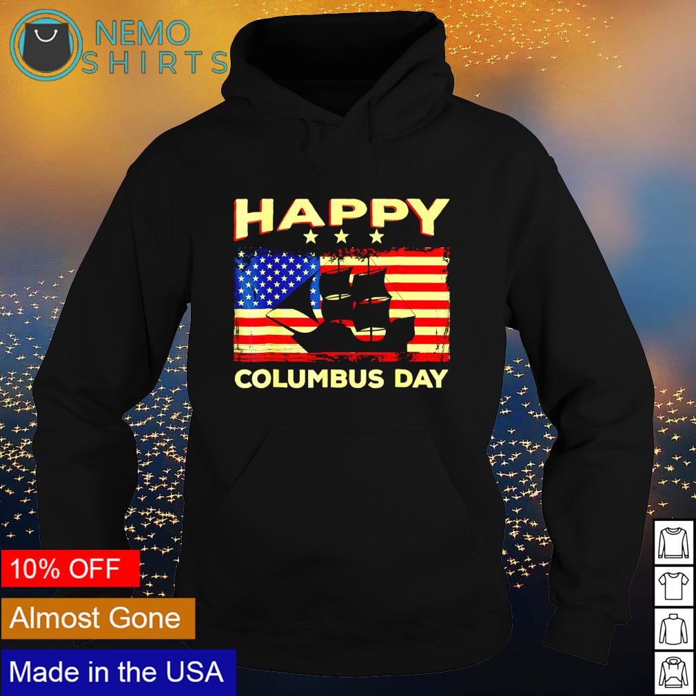 Happy Columbus daydiscovery italian explorer - Adult & Kids T-Shirts, Sweatshirts & Hoodies apparel design preview 2