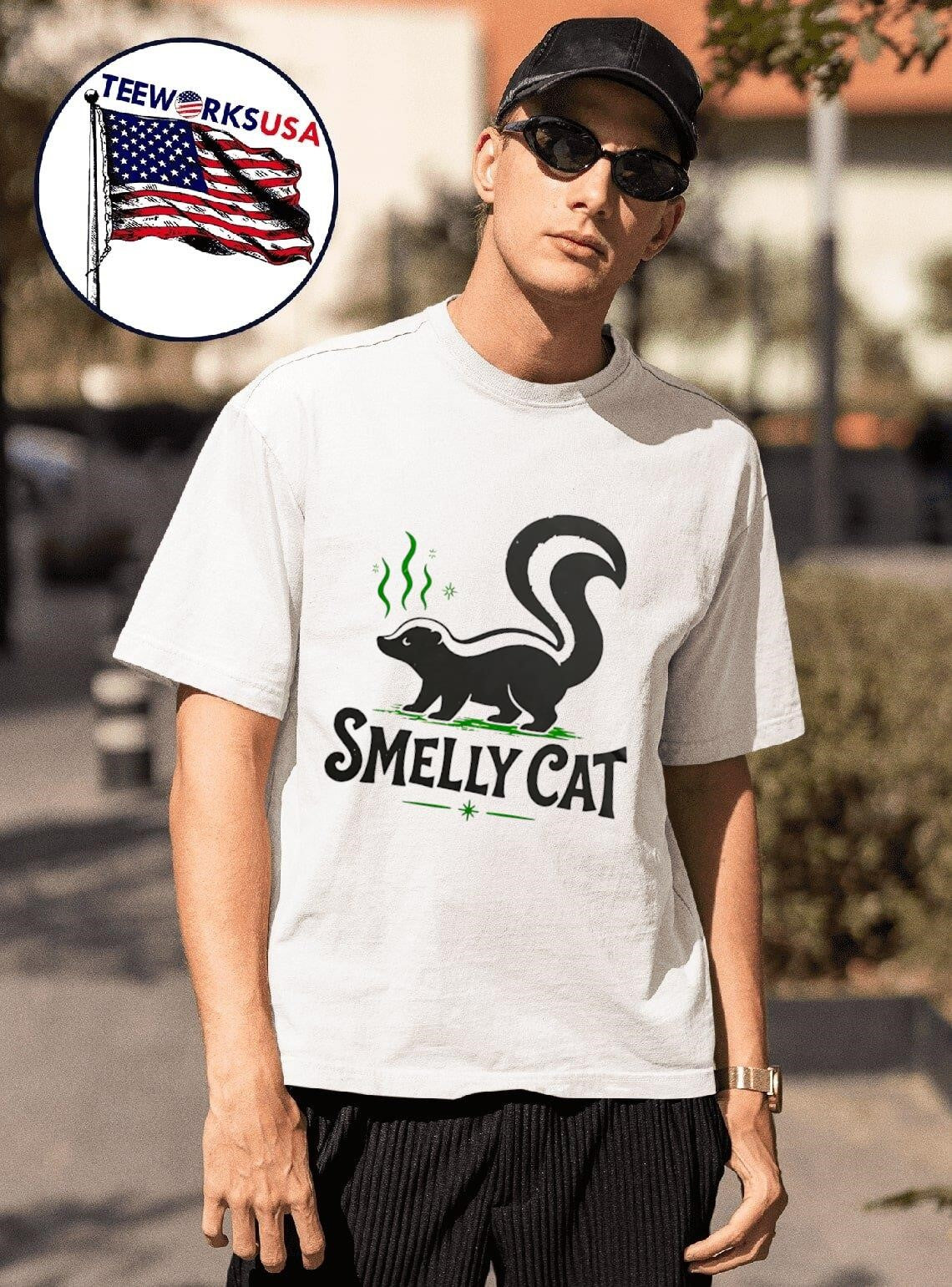 Smelly Cat Skunk - Adult & Kids T-Shirts, Sweatshirts & Hoodies apparel design preview 1