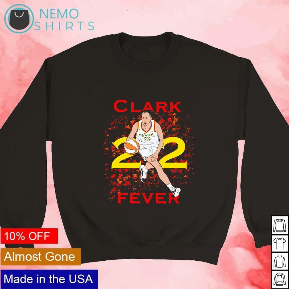 Caitlin Clark Indiana Fever number 22 cartoon - Adult & Kids T-Shirts, Sweatshirts & Hoodies apparel design preview 3