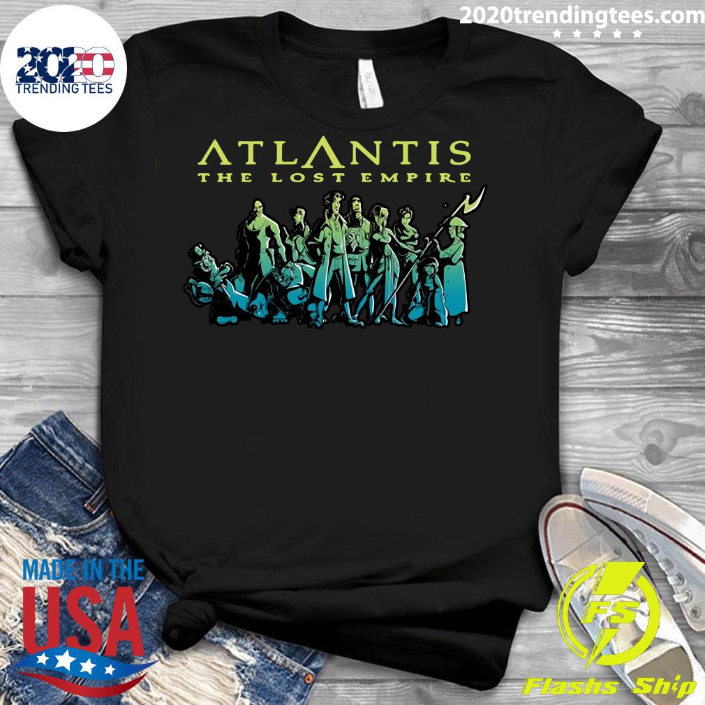 Disney Atlantis The Lost Empire Characters Gradient - Adult & Kids T-Shirts, Sweatshirts & Hoodies apparel design preview 3