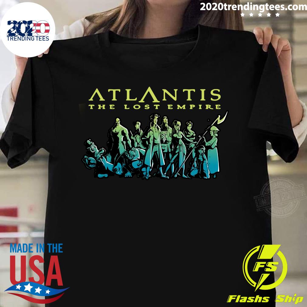 Disney Atlantis The Lost Empire Characters Gradient - Adult & Kids T-Shirts, Sweatshirts & Hoodies apparel design preview 1