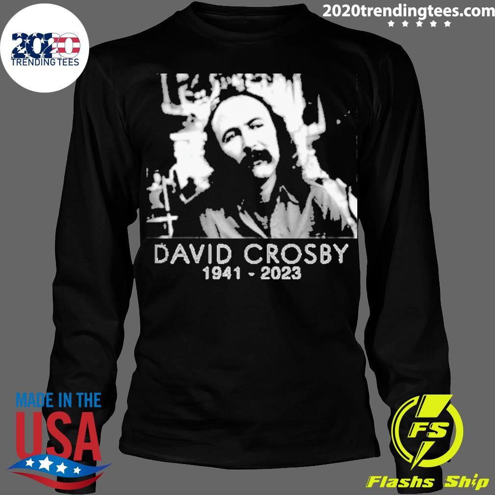 Official rip David Crosby 1941-2023 - Adult & Kids T-Shirts, Sweatshirts & Hoodies apparel design preview 4