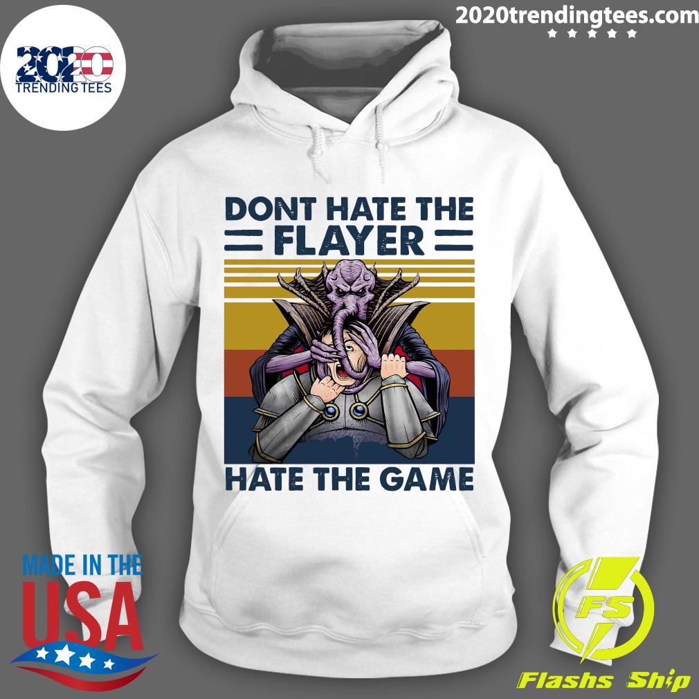 Don't Hate The Player Game Vintage - Adult & Kids T-Shirts, Sweatshirts & Hoodies apparel design preview 2