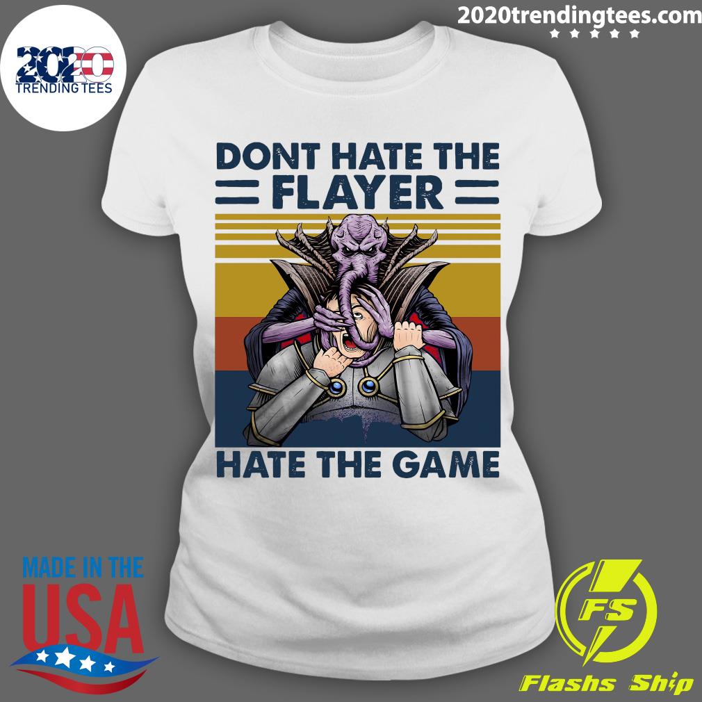 Don't Hate The Player Game Vintage - Adult & Kids T-Shirts, Sweatshirts & Hoodies apparel design preview 3