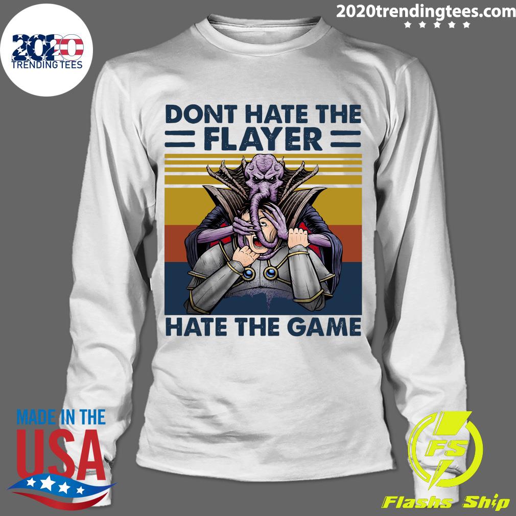 Don't Hate The Player Game Vintage - Adult & Kids T-Shirts, Sweatshirts & Hoodies apparel design preview 4