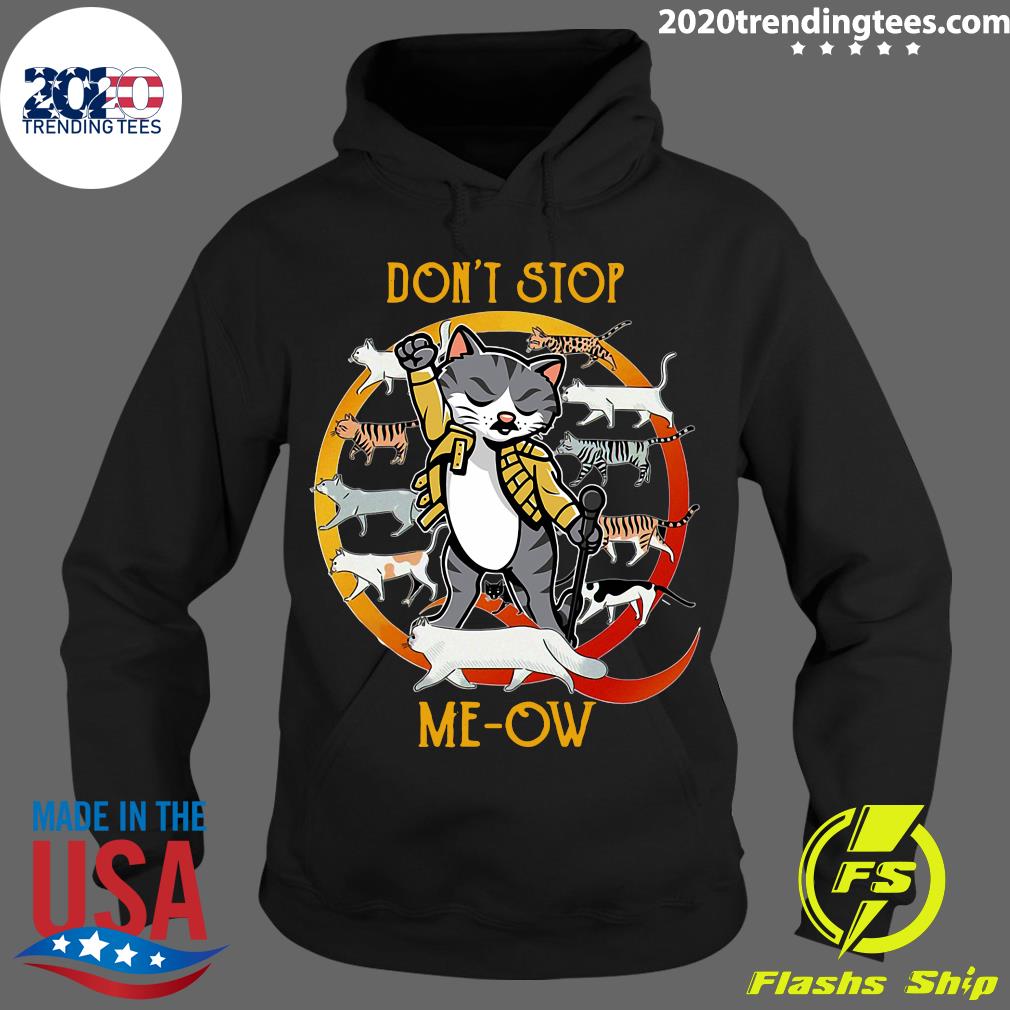 Don't Stop Meow - Adult & Kids T-Shirts, Sweatshirts & Hoodies apparel design preview 2