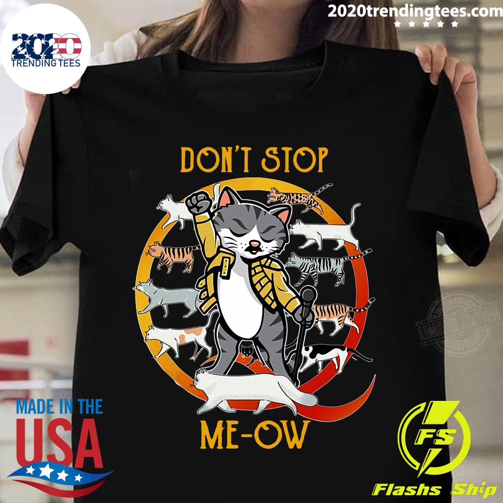 Don't Stop Meow - Adult & Kids T-Shirts, Sweatshirts & Hoodies apparel design preview 1