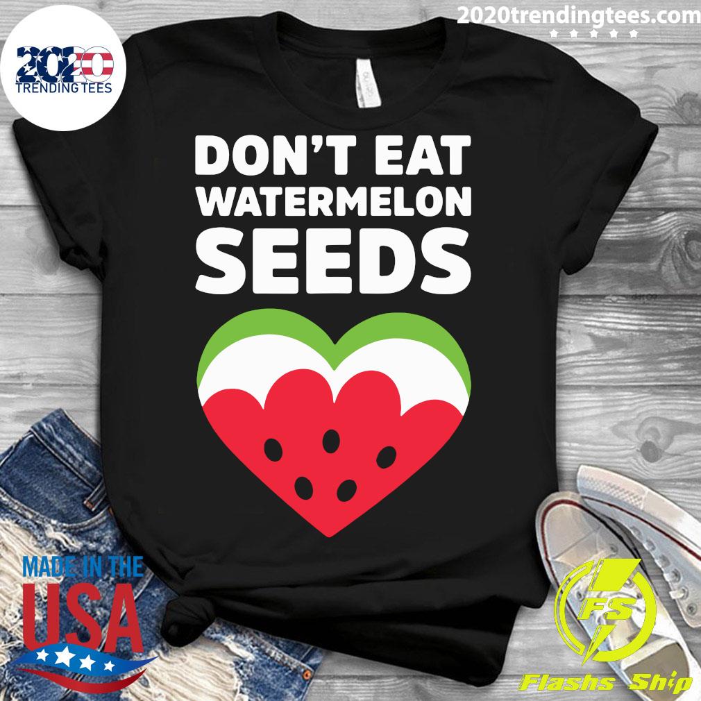 Don't Eat Watermelon Seeds Heart Summer - Adult & Kids T-Shirts, Sweatshirts & Hoodies apparel design preview 3