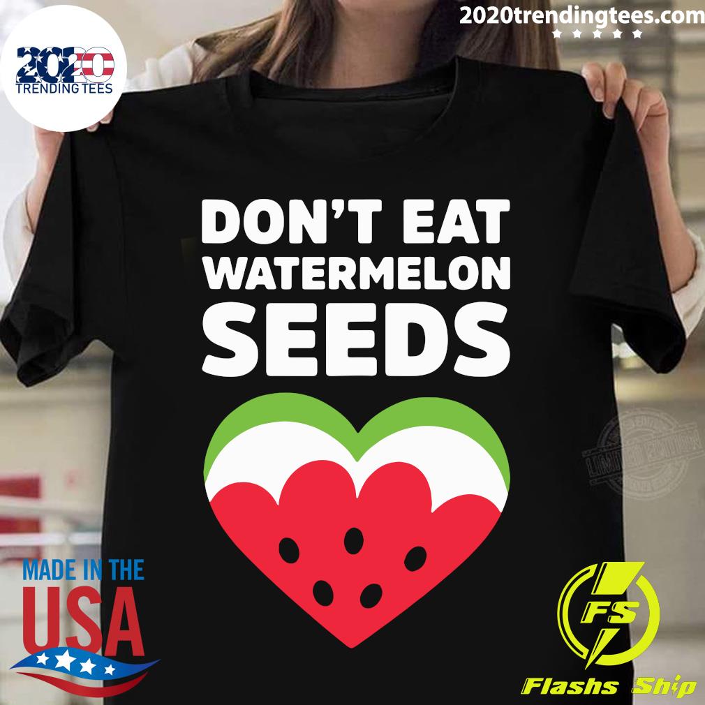 Don't Eat Watermelon Seeds Heart Summer - Adult & Kids T-Shirts, Sweatshirts & Hoodies apparel design preview 1