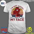 Dragon I'm Not Angry This Is My Face Vintage - Adult & Kids T-Shirts, Sweatshirts & Hoodies apparel design preview 1