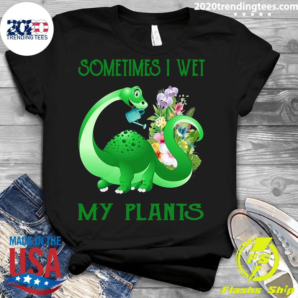 Dragon Sometimes I Wet My Plants - Adult & Kids T-Shirts, Sweatshirts & Hoodies apparel design preview 3