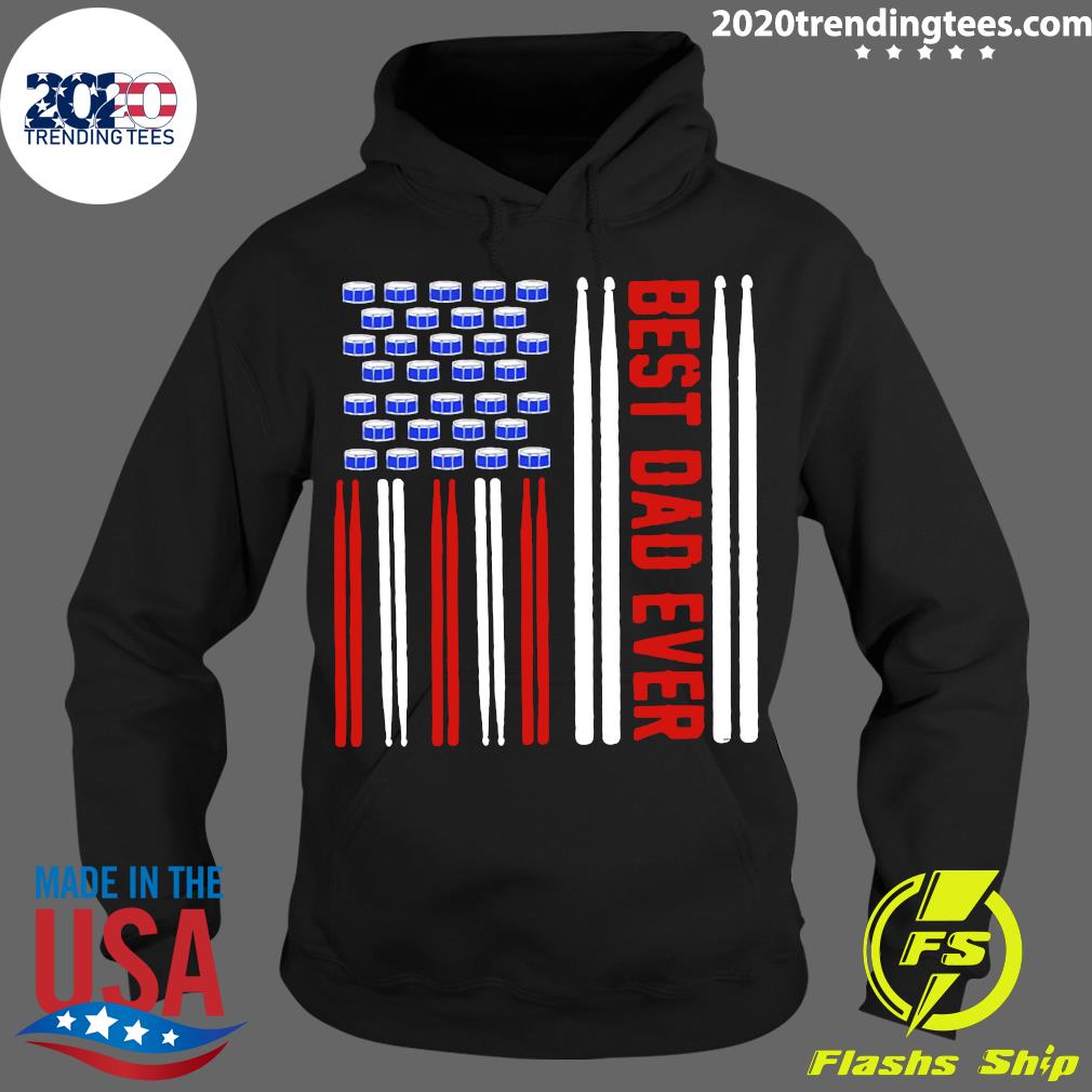 Drum Best Dad Ever - Adult & Kids T-Shirts, Sweatshirts & Hoodies apparel design preview 2