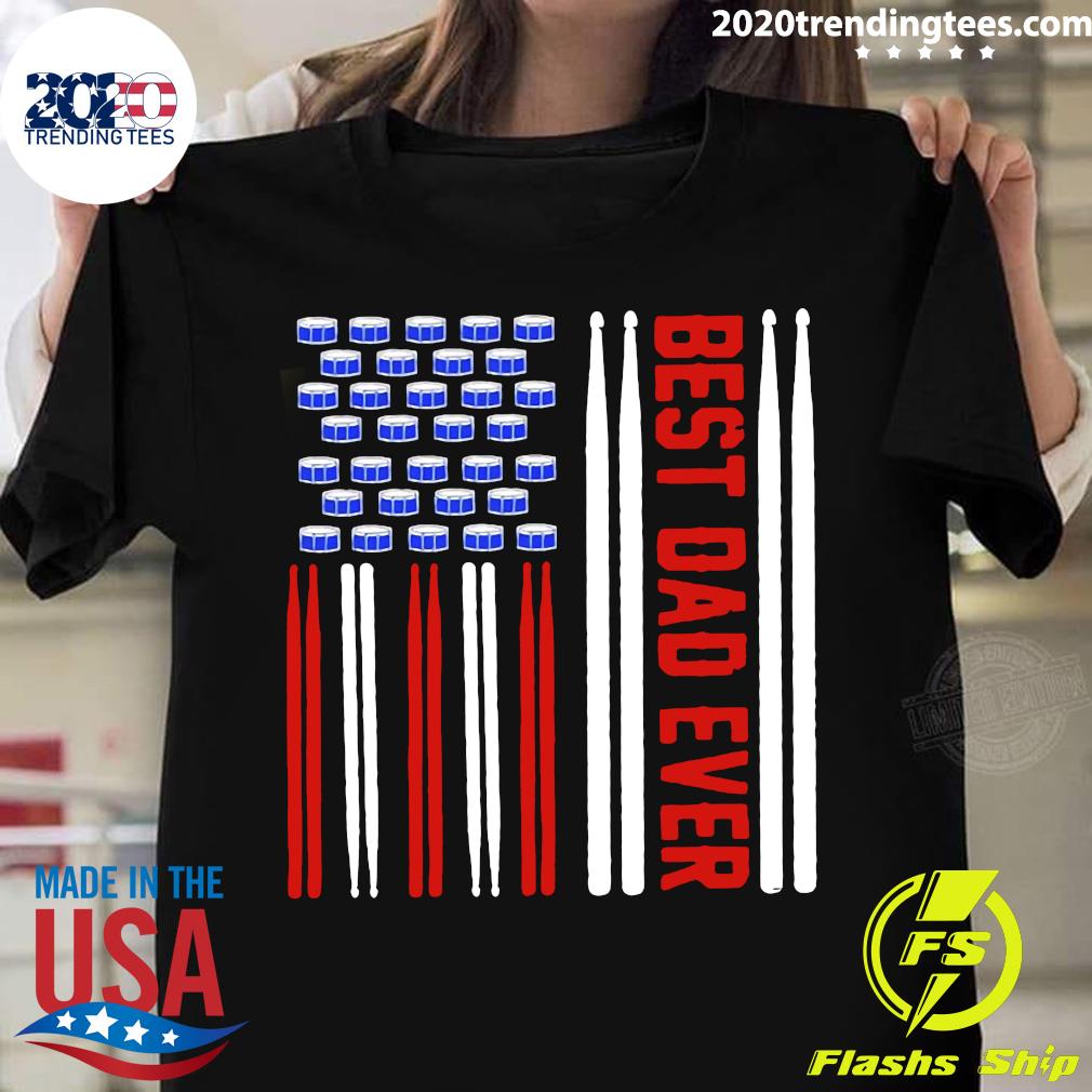 Drum Best Dad Ever - Adult & Kids T-Shirts, Sweatshirts & Hoodies apparel design preview 1