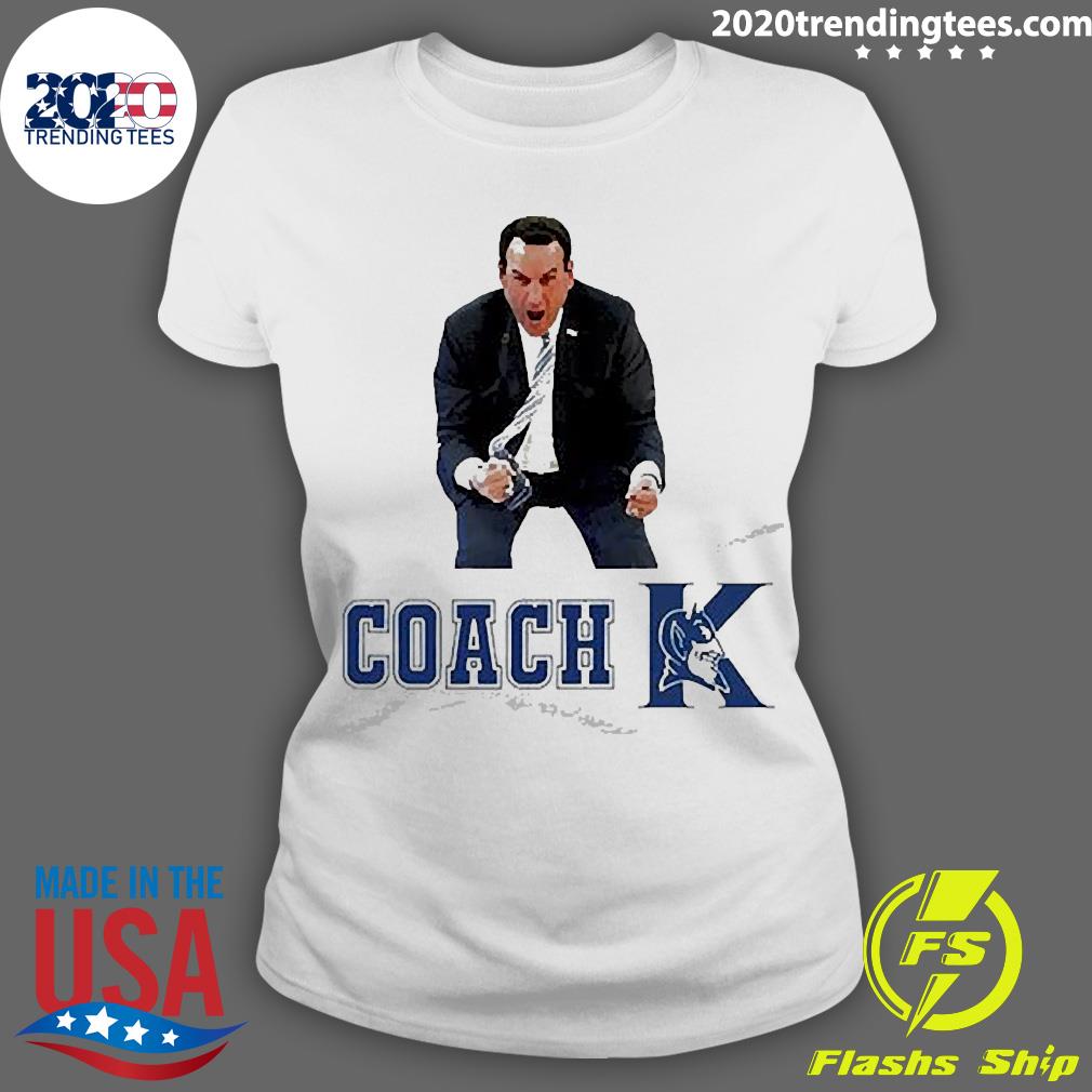Duke Blue Devils Basketball Coach K The Goat - Adult & Kids T-Shirts, Sweatshirts & Hoodies apparel design preview 3