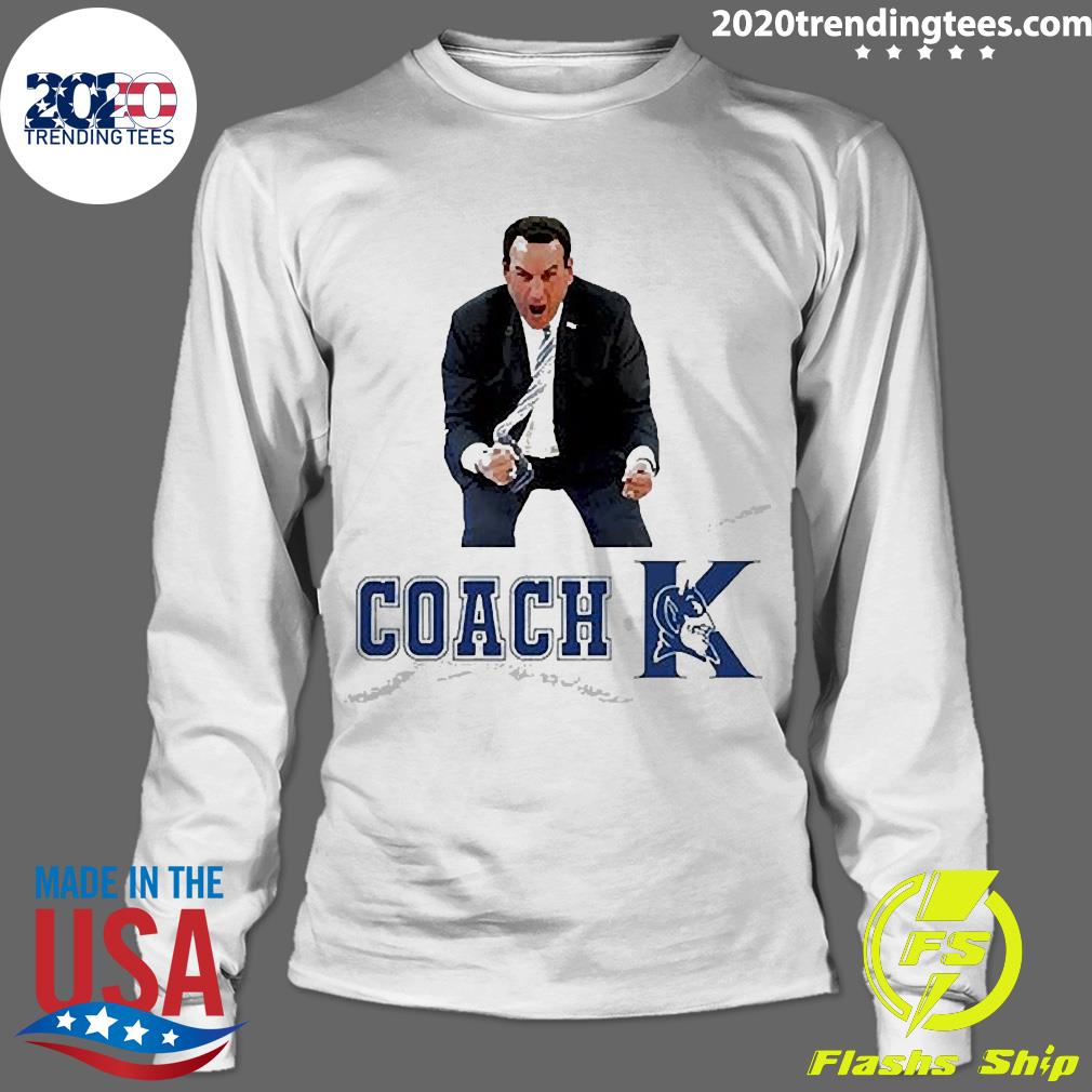 Duke Blue Devils Basketball Coach K The Goat - Adult & Kids T-Shirts, Sweatshirts & Hoodies apparel design preview 4