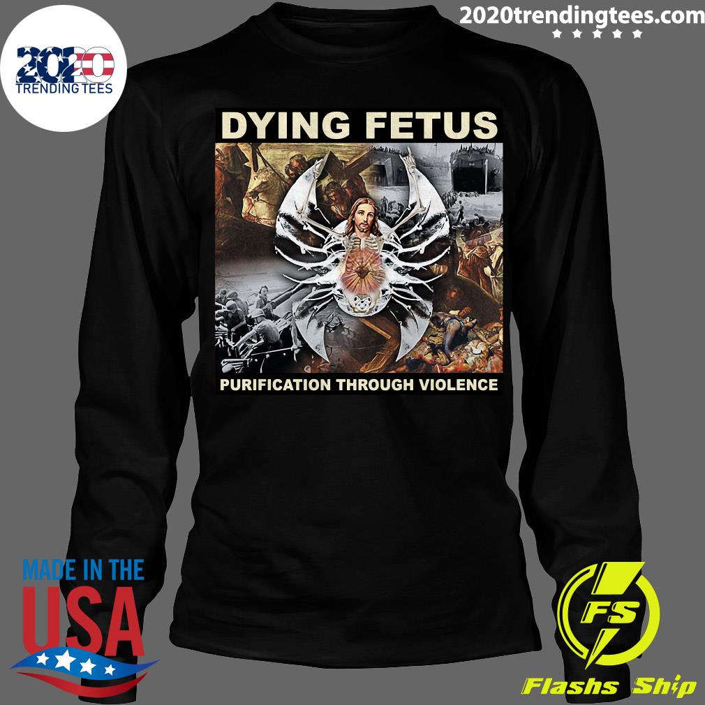 Dying Fetus Purification Through Violence December 3 - Adult & Kids T-Shirts, Sweatshirts & Hoodies apparel design preview 4