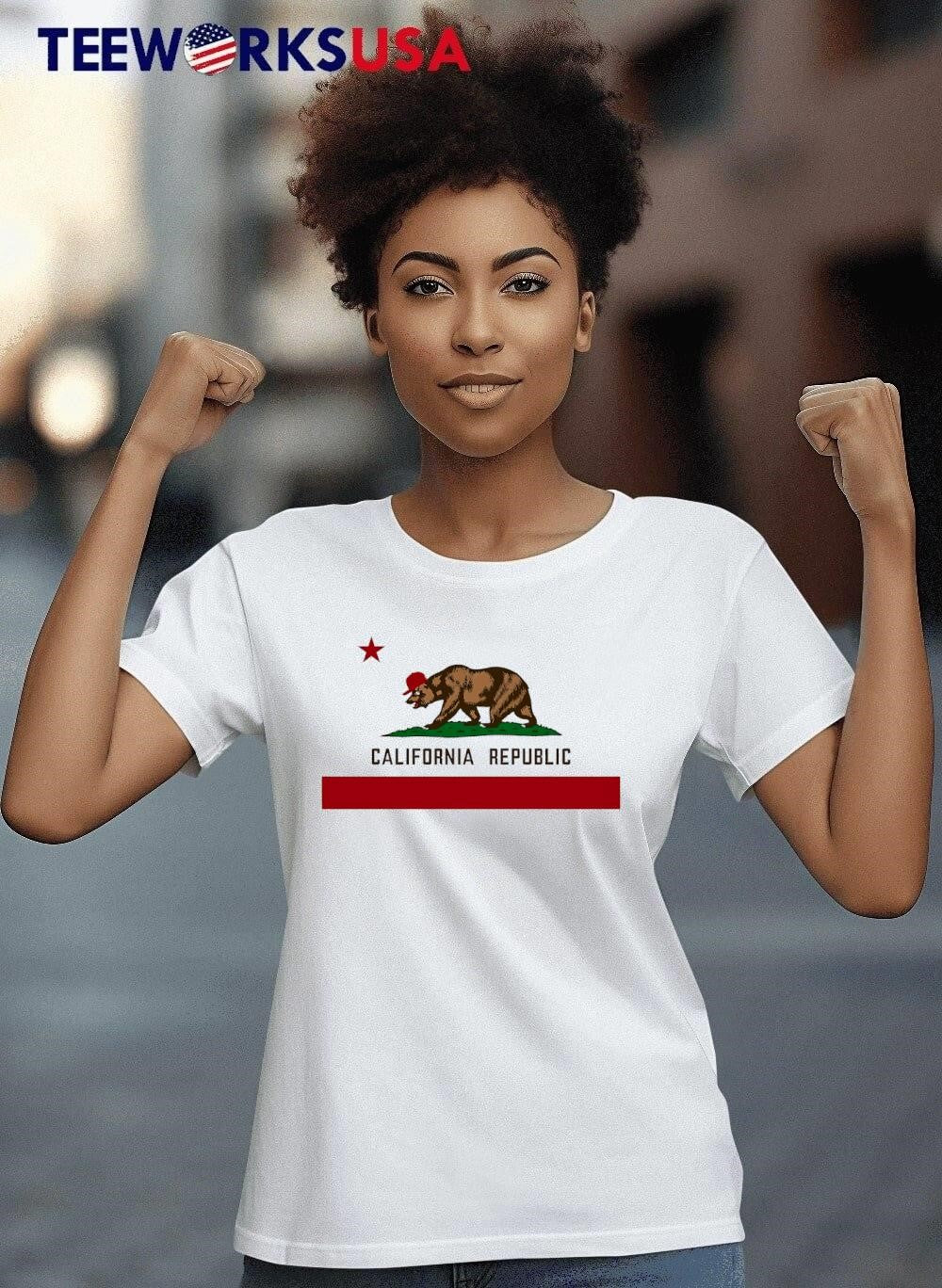 California Republic MAGA Bear - Adult & Kids T-Shirts, Sweatshirts & Hoodies apparel design preview 8