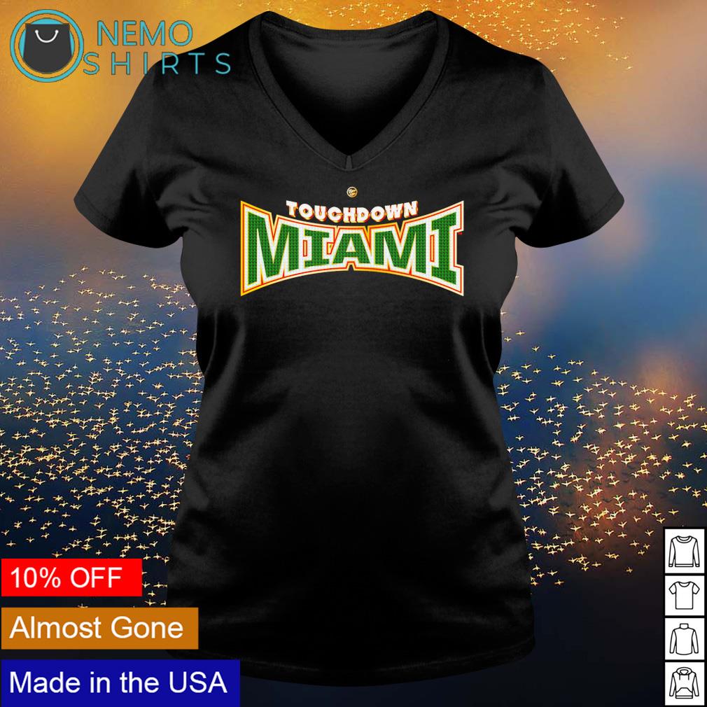 Miami Hurricanes touchdown ring creator - Adult & Kids T-Shirts, Sweatshirts & Hoodies apparel design preview 5