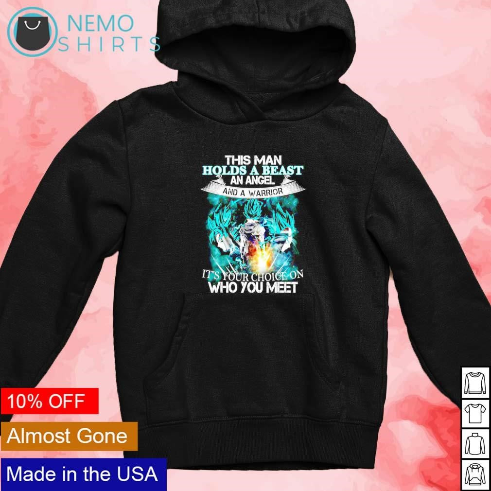 This man holds a beast an angel and warrior it's your - Adult & Kids T-Shirts, Sweatshirts & Hoodies apparel design preview 2