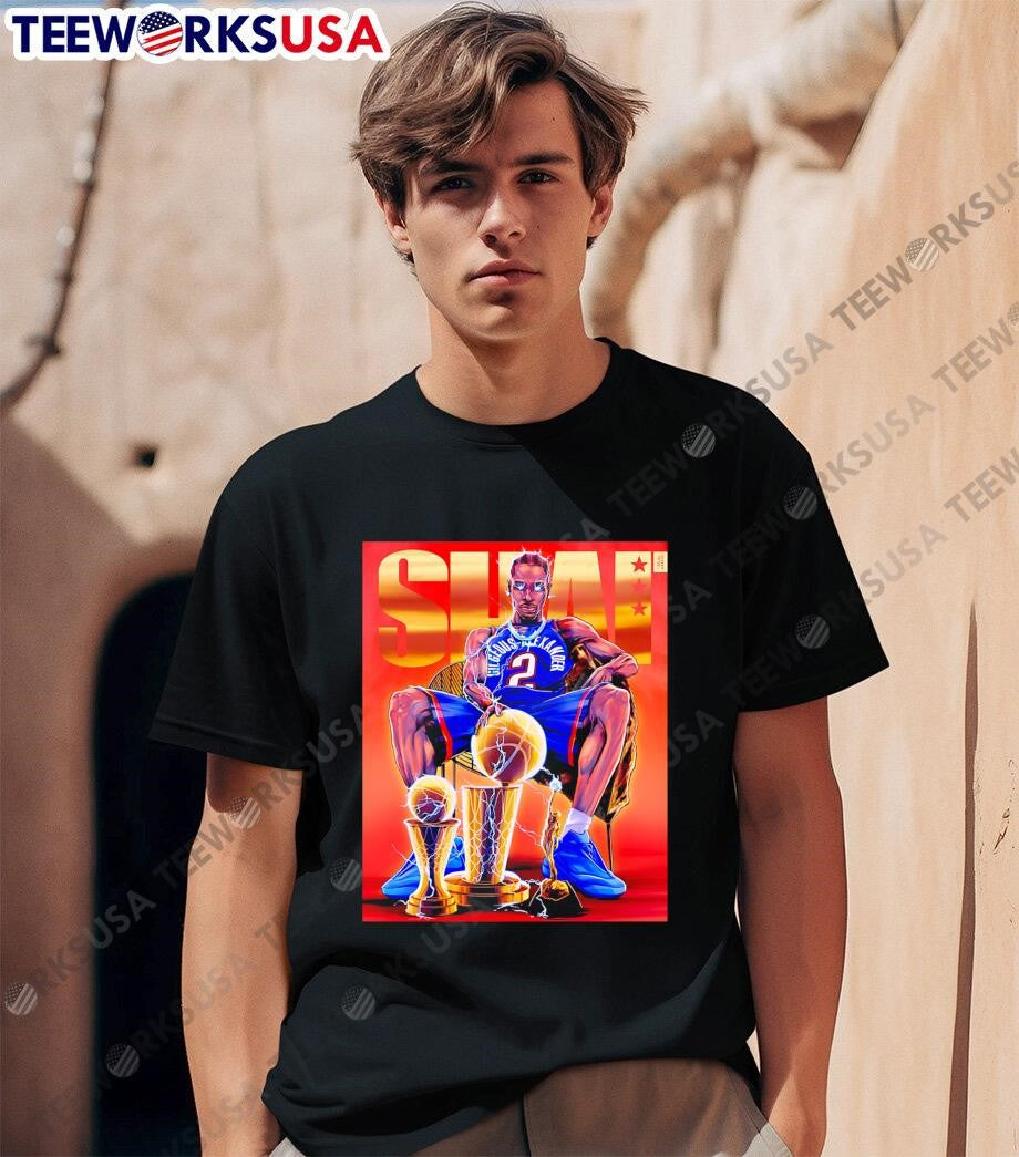 Shai Gilgeous-Alexander Sga Mvp Fmvp Champion 2025 - Adult & Kids T-Shirts, Sweatshirts & Hoodies apparel design preview 1