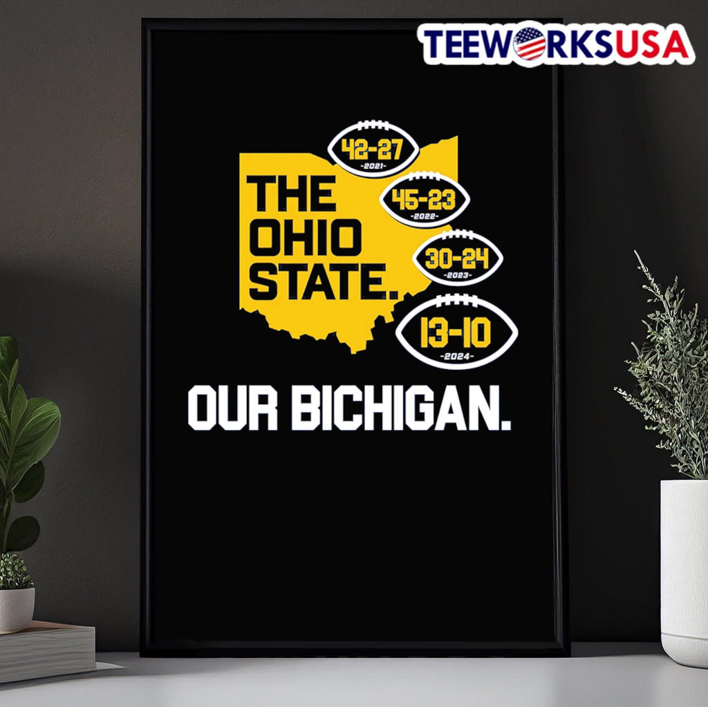 The Ohio State our Bichigan 2024 - Adult & Kids T-Shirts, Sweatshirts & Hoodies apparel design preview 5