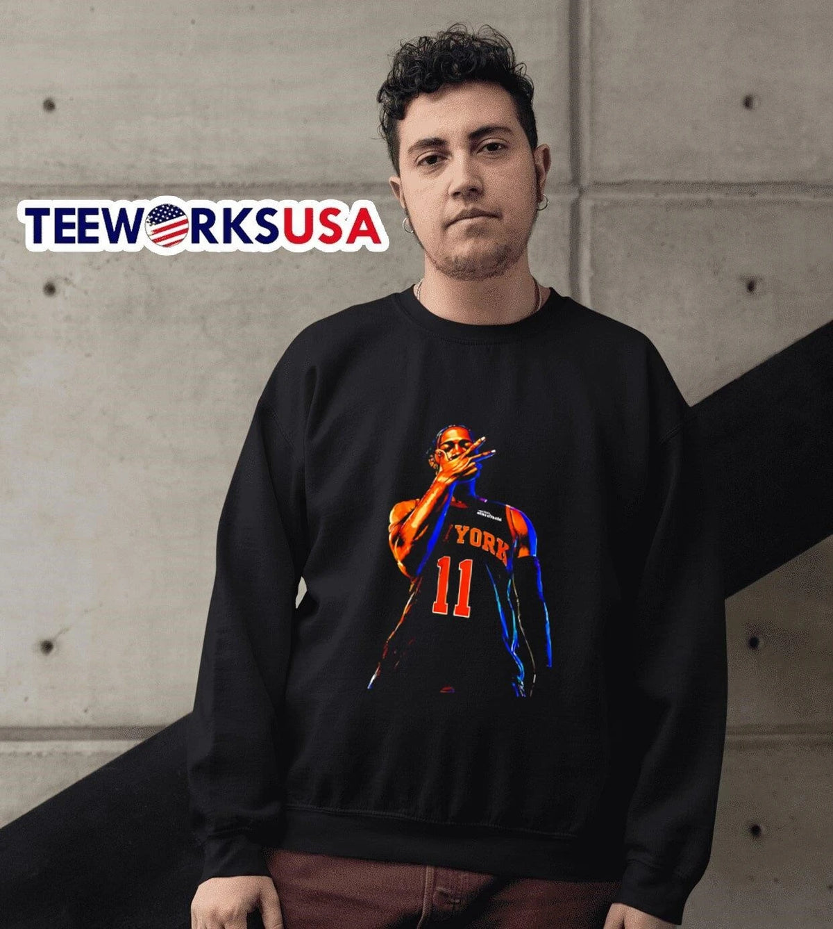 New York 11 Jalen Brunson - Adult & Kids T-Shirts, Sweatshirts & Hoodies apparel design preview 6