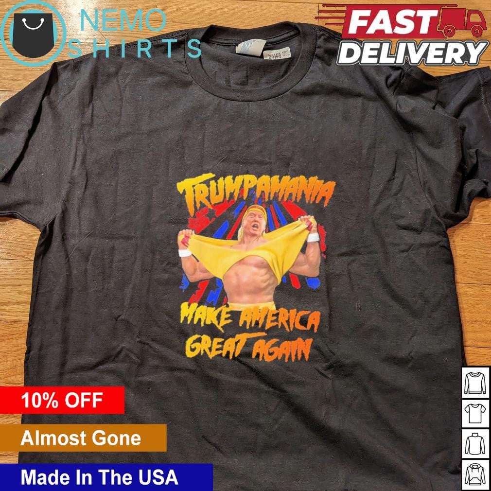 Trumpamamia make America great again Trump Hulk Hogan - Adult & Kids T-Shirts, Sweatshirts & Hoodies apparel design preview 4