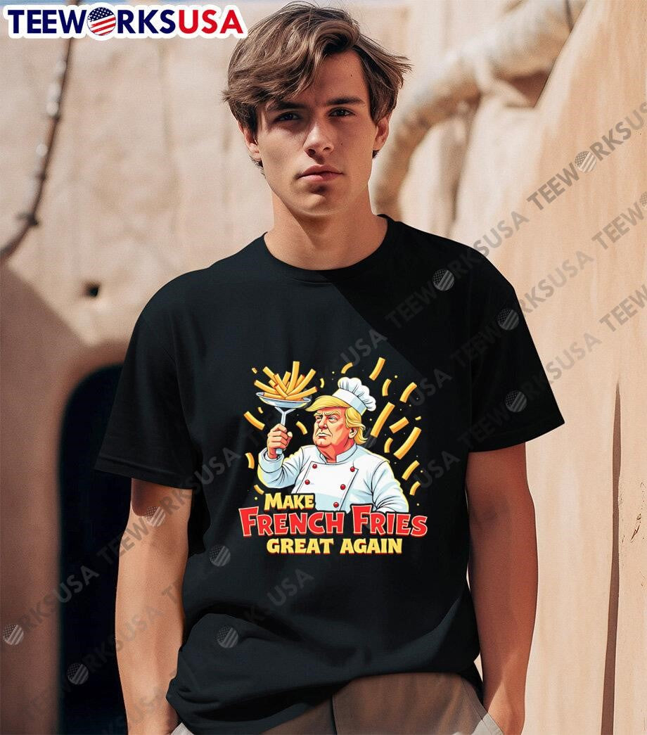 Make French Fries Great Again Trump - Adult & Kids T-Shirts, Sweatshirts & Hoodies apparel design preview 1