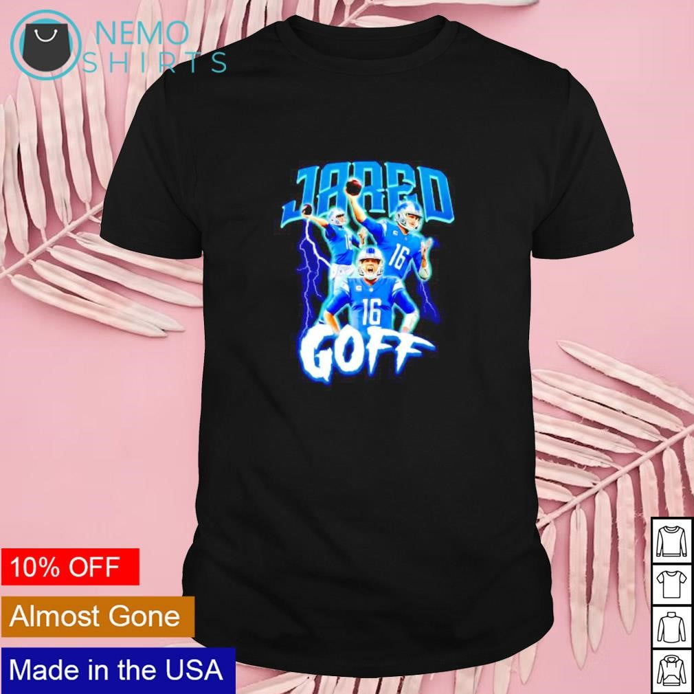 Jared Goff football poster style - Adult & Kids T-Shirts, Sweatshirts & Hoodies apparel design preview 1