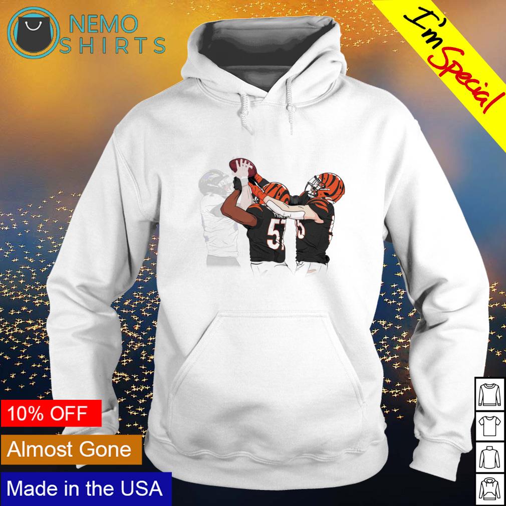 Cincinnati Bengals the fumble in jungle - Adult & Kids T-Shirts, Sweatshirts & Hoodies apparel design preview 2